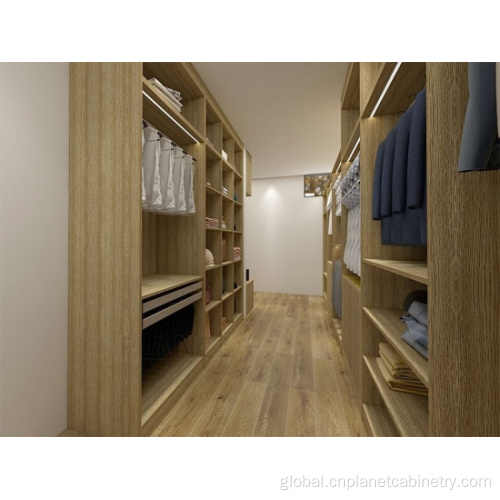 China Cube plywood waterproof walk in clothes prefab wardrobe Manufactory